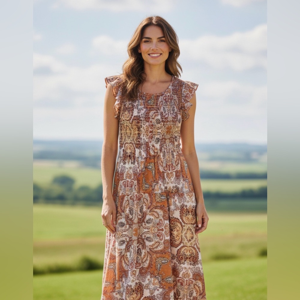 Flowy Boho Maxi Dress